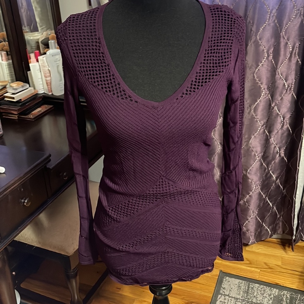 Gorgeous long purple top